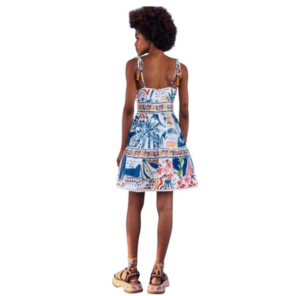 Farm Rio Wild Brazil Mini Dress Size XS New With Tags - Picture 5 of 16